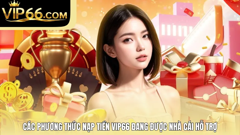 Các phương thức nạp tiền VIP66 đang được nhà cái hỗ trợ